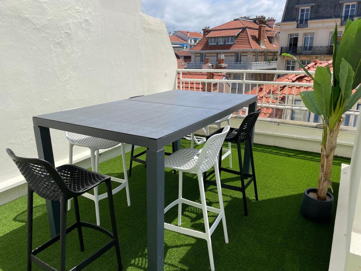 T3 Bis - 4 Etoiles Rooftop Et Vue Mer - Bellevue เบียริตซ์ ภายนอก รูปภาพ