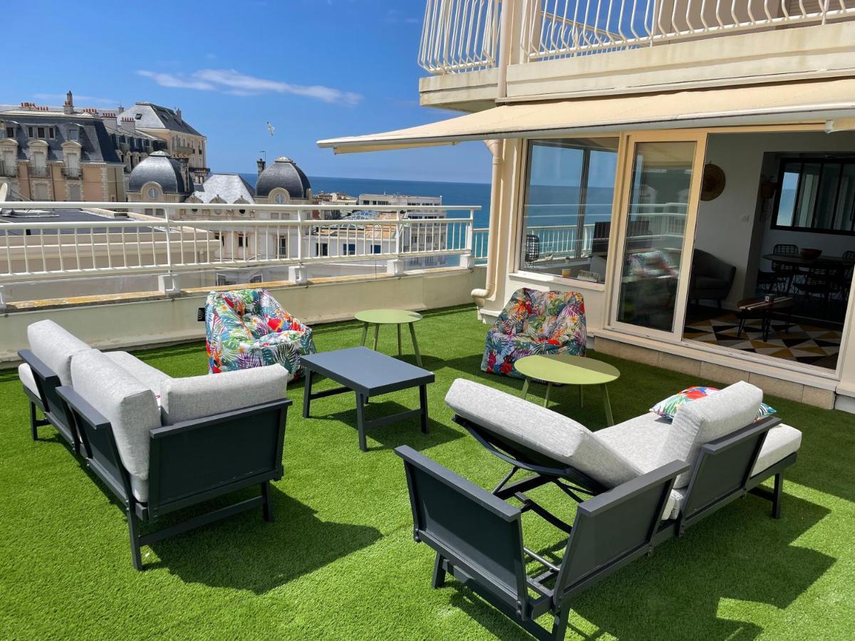 T3 Bis - 4 Etoiles Rooftop Et Vue Mer - Bellevue เบียริตซ์ ภายนอก รูปภาพ